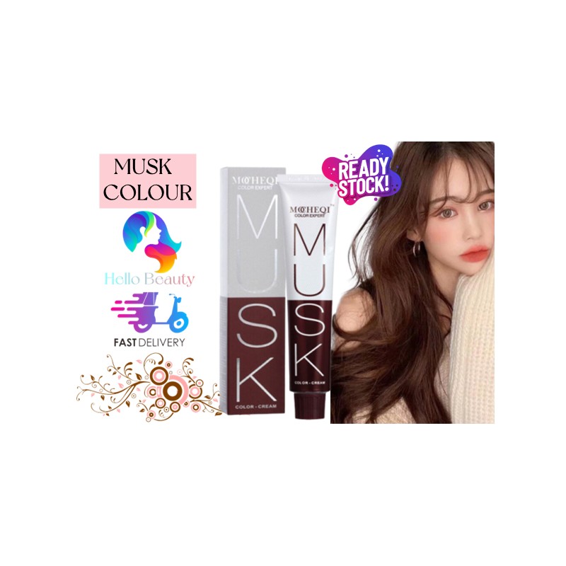 MUSK Professional Hair Salon MOCHEQI Musk Colour Cream Hair Color