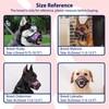 LUCKYPAW Dog Muzzle for Small Medium Large Dogs, Soft Muzzle