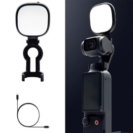 Coyktonty OSMO Pocket 3 Small Auxiliary Light, LED Video Light Auxiliary Lighting Filming Light 180 mAh Rechargeable for DJI Pocket 3