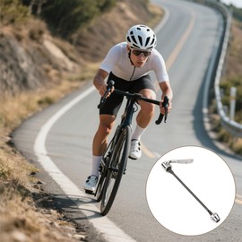 Quick Release Skewer and Front Wheel Riser Block for Bike Trainer, Bike Quick Release Turbo Trainer Skewer For Indoor Cycling Bike Trainers Training