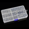 M3-M12 165 Pieces Stainless Steel Nylon Lock Nut Sets, Self-Locking