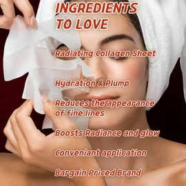 ELT Mascarillas Faciales Coreanas Wellcero Mix Pack (1 Unidad, 20 Unidades), Iluminadoras, Con Vitamina C, Antiedad Y Antiarrugas, Con Colágeno Profundo, Cuidado De La Piel Coreano (1 Unidad)