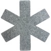 Rosenstein & Söhne Pot Mats: Set of 5 Felt Pan