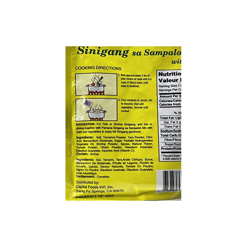 Nora Kitchen Sinigang sa Sampalok Mix with GABI 1,76 oz
