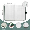 HOMEMARS Notizbuch A6,Braun Grün Blau