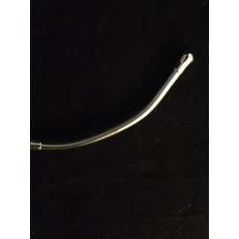 SKLAR XD Brass Angular Cannula 9" Long Laryngeal Yankauer 1/4" Diameter