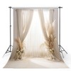 AIBIIN Boho Photography Backdrop Retro 5x7ft Room Window Bohemian Pampas