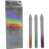 CALA - juego lima de uñas de cristal, 3 piezas