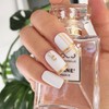 Pearl dangle point handmade nail tip - Natural / 진주