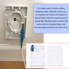 Create idea FTTH Fiber Optic Socket 120x90x25mm 2 Port Fiber