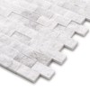 SUNWINGS 5-Sheet Peel and Stick Mosaic Natural 3D Stone Self