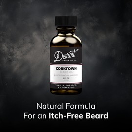 Detroit Grooming Beard Oil | Hydrating & Nourishing Formula with Vitamin E • Corktown Scent (1 oz)