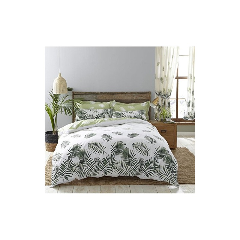 Charlotte Thomas, Fern, Pair of Housewife Pillowcases, Green, 50 x