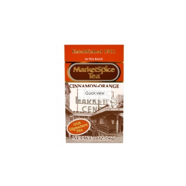 Marketspice Teabags, Cinnamon Orange, 24 Count, 56g