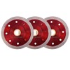 GoYonder 3 Pack 4" D105mm Super Thin Diamond Ceramic Saw