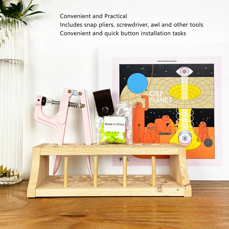 Snap Fastener Tool Kit Labor Saving Nail Free Snap Pliers