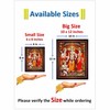 Pavan Photo Laminations, Ram Darbar Photo Frame, Small Size (16x21cm),