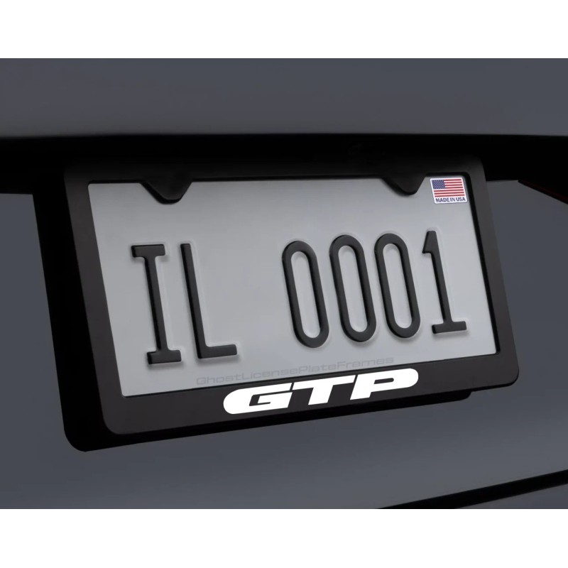 Unbranded Pontiac Grand Prix GTP License Plate Frame Bracket Black