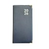 2026 Premium Faux Leather Soft Cover Slim Pocket Diary Week