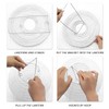 Pack of 3 Lampshade, White Round Lantern, Lampshade Pendant Lamp,