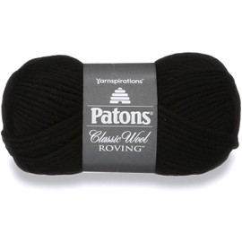 Patons Classic Wool Black Yarn - 5 Pack of 3.5oz/100g - Wool - 5 Bulky - 120 Yards - Knitting/Crochet