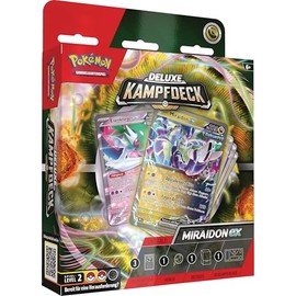 Pokémon -Sammelkartenspiel: Deluxe-Kampfdeck Miraidon-ex (sofort spielbares Deck mit 60 Karten & Zubehör)