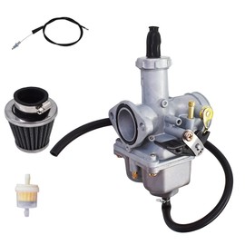 26mm Carburetor and Throttle Cable Filter PZ26 Replacement for CB125S XR100 XR100R CRF100F XL100 XL100S XR200 XR200R Carb