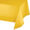 Creative Converting School Bus Yellow Plastic Tablecloths, 3 ct
