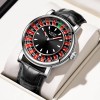 LIGE Reloj De Cuarzo LG89161 Casual Jugadores De Cuero Impermeable