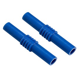 4mm Insulated Banana Plug Coupler Female to Female Socket Adapter for Electronics, Inverters, Industrial Equipment (Two Each of red, Green, Yellow, Blue, and Black)