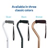Carex Aluminum Offset Cane with Soft Cushioned Handle - Adjustable