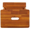 TREATLIFE HOME 2 Step Stool Made of Solid Acacia Wood,