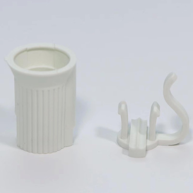 Encoidoz 100PCS C7 E12 Replacement Bulb Sockets, C7 White Socket