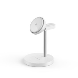Qi2 Wireless Charging EcoFlow RAPID Mag 3-in-1 Wireless Charging Station Stand (White)