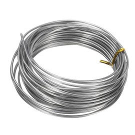 sourcing map 12 Gauge 2.0mm Stainless Steel Wire 10m/33 ft Soft Craft Sculpting Artistic Wire Tarnish Resistant Jewelry Wire for Jewelry Making Beading DIY Crafts Supplies, Silver