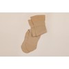 Lymphedivas Beige Medical Graduated Compression Sock Pair 30-40mmHg (Long Closed-Toe