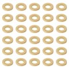 eMagTech 50PCS M1.0 Miniature Brass Washers, Flat Copper Sealing Washers