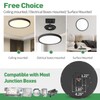 12 Inch LED Flush Mount Ceiling Light 6PK, 24W, 2520LM,