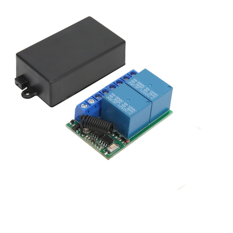2 Channel Antitheft Alarm Wireless Relay Switch with Remote Control
