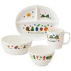 Skater XP14 Dishwasher-Safe Bowl, 11.2 fl oz (330 ml), Fruit,