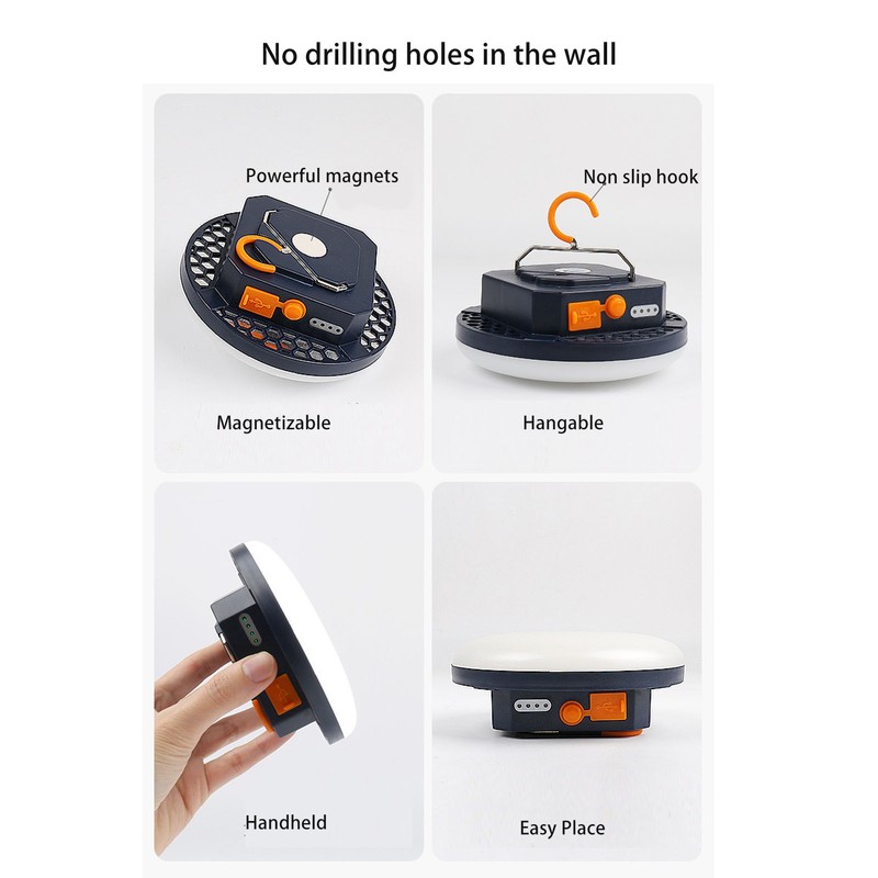 LED Camping Lantern Ultra Bright Waterproof Battery Powered 7500mAh 4