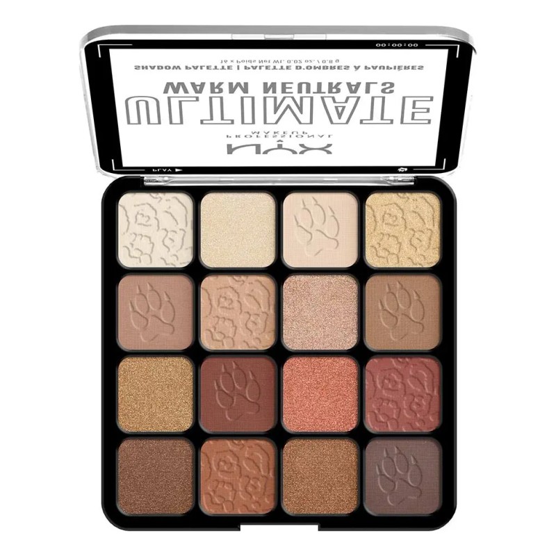 Paleta De Sombras Ultimate Shadow Palette Warm Neutrals Nyx