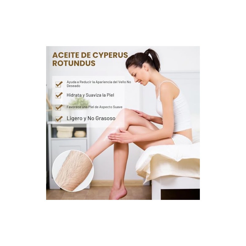 Aceite De Cyperus Rotundus Para La Depilación, Aceite Natural De