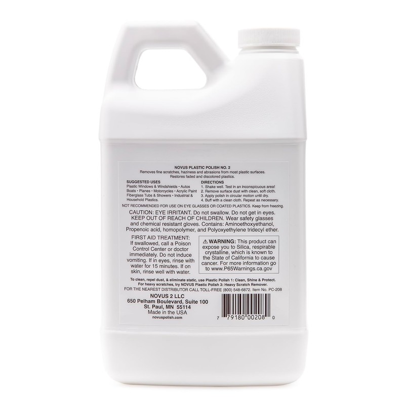 Novus 7072 | Fine Scratch Remover #2 | 64 Ounce