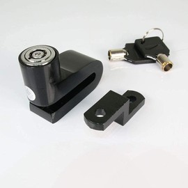 Universal Bike, Lightweight, Small, Portable, Disc Lock, Brake Rotor, Black, Black, Small, Lightweight, Easy, Aluminum, Keys, Anti-Theft, Prank Prevention, 80,000 Locks, Accessories, Road Bike,