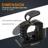 PSLER Shovel Holder for Truck Quick Release Rubber Clamp Mount