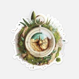 Not All Those Who Wander are Lost Travel Sticker, Car Bumper, Laptop, Water Bottle, Wall, Window Waterproof Vinyl Decal, Size - 5'' Longer Side