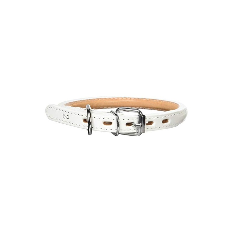 ONS Roll Round Collar #2 White (Small Dog)