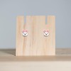 Zenvie Cute Bunny Rabbit Stud Earrings - Sterling Silver with