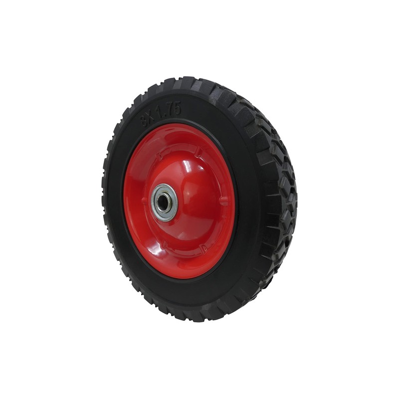 Shepherd Hardware 8" Semi-Pneumatic Replacement Wheel – Diamond Tread Rubber